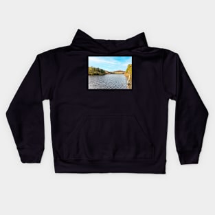 Glencorse Reservoir Pentland Hills Kids Hoodie